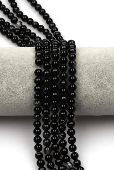 Akik Doğaltaş Dizi 6 mm Küre Kesim ürün görseli