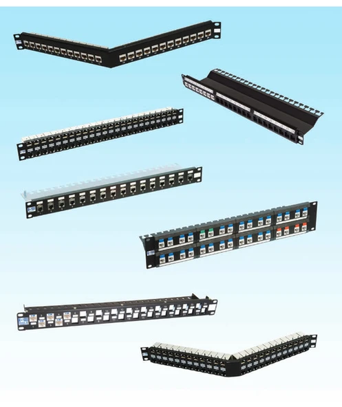 24 Port Keystone Jack UTP Panel Boş ürün görseli 1