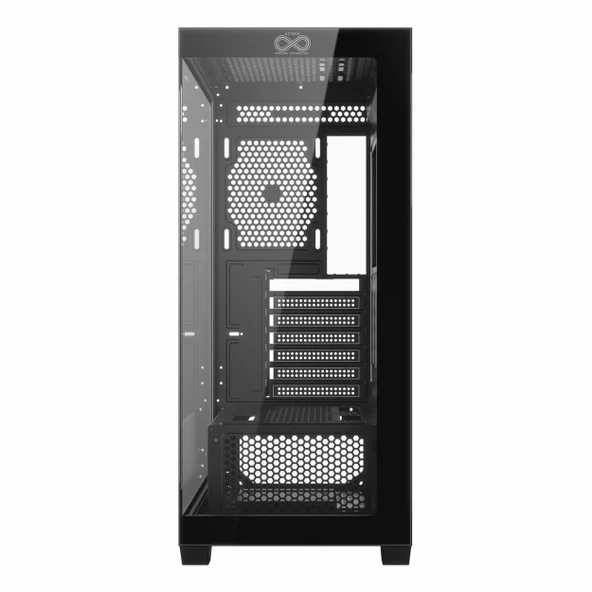 Aztech AZT101-B USB 3.0 RGB ATX Mid Tower Siyah Kasa - Resim 2