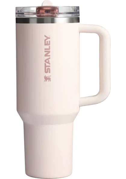 Stanley The Quencher Protour Flip Straw Tumbler 40 Oz (1,18 L) Ash Fade Pipetli Termos - Krem - 1,18 lt