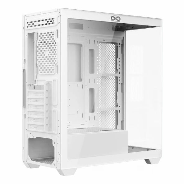 Aztech AZT101-W USB 3.0 RGB ATX Mid Tower Beyaz Kasa - Resim 5