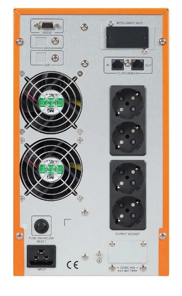 MAKELSAN POWERPACK SE 3KVA 1F/1F (6X9AH) 5/10DK ONLINE UPS - Resim 2