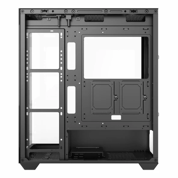 Aztech AZT101-B USB 3.0 RGB ATX Mid Tower Siyah Kasa - Resim 4