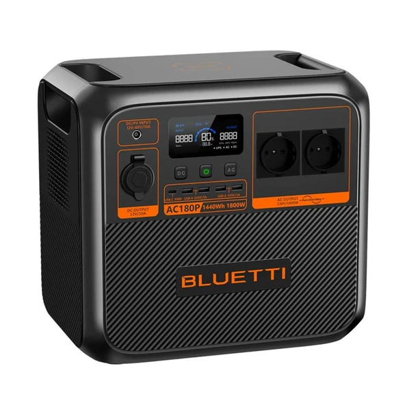 BLUETTI AC180P 1800W 1440WH TAŞINABİLİR GÜÇ İSTASYONU ürün görseli