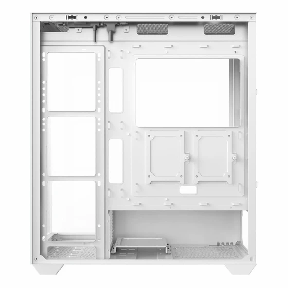 Aztech AZT101-W USB 3.0 RGB ATX Mid Tower Beyaz Kasa - Resim 3