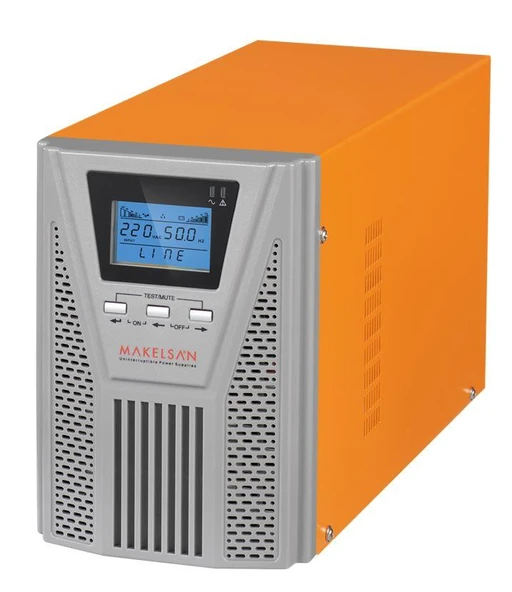 MAKELSAN POWERPACK SE 1KVA 1F/1F (2X7AH) 4/8DK ONLINE UPS ürün görseli
