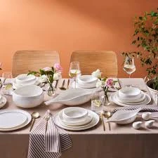 Karaca Earth Collection Clay 55 Parça 12 Kişilik Yemek Takımı