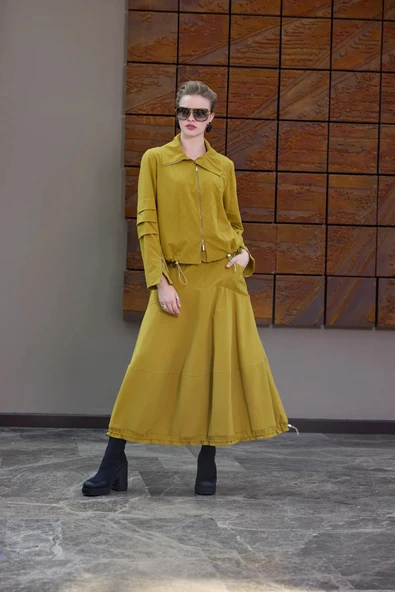 Misswhence Etek Takım 38208 sari - Resim 6