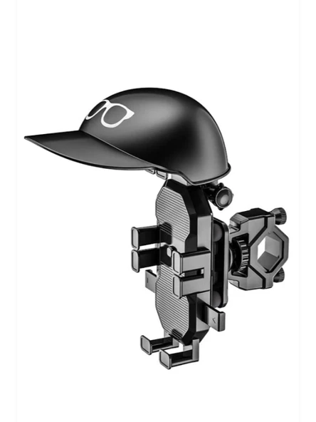 Motor Motosiklet Bisiklet Telefon Tutucu YağmurGüneş Koruyucu GoPro Bağlantılı Şok Emici Damper - Resim 3