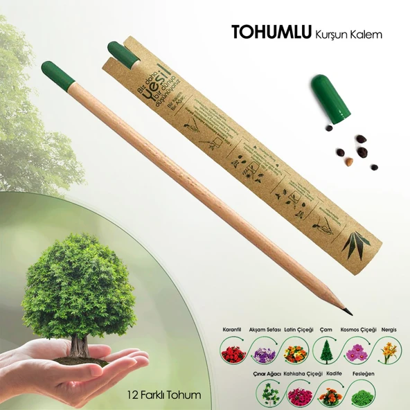 Esmay Yeşeren Tohumlu Kalem 1 Adet ürün görseli