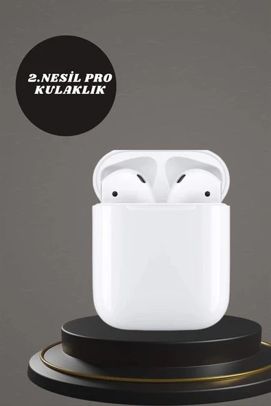 7 Kordonlu Akıllı Saat Ve 2.Nesil Kulaklık Yüksek Ses Kaliteli Uzun Pil Ömrü - Resim 4