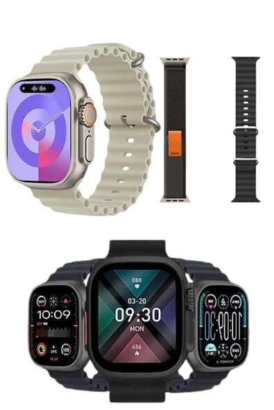 Yeni Nesil Akıllı Kol Saati Nabız Ölçer GPS Uyumlu 49 MM Kasa - Resim 5