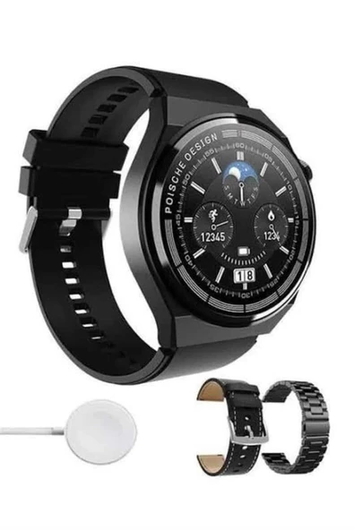 En Çok Tercih Edilen Akıllı Saat Amoled Ekran Nabız Sensörü GPS Uyumlu Adımsayar - Resim 4