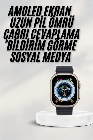 2025 Yeni Model Akıllı Saat Android ve İOS Uyumlu Çağrı Cevaplama ürün görseli 1