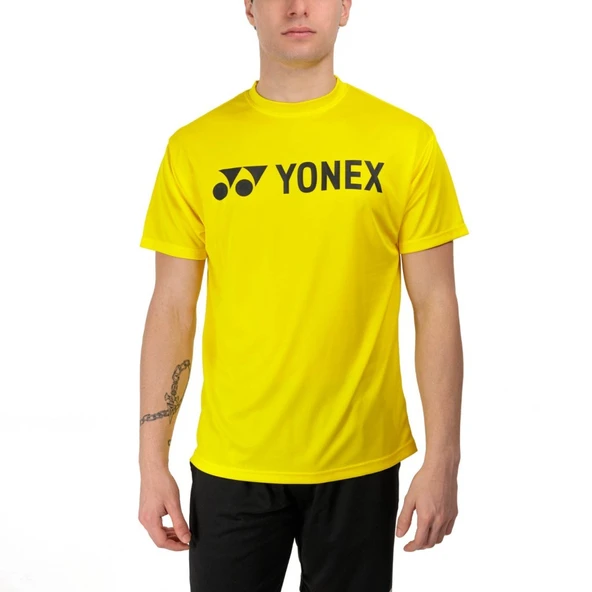 Yonex LB0024 Erkek Sarı Spor Tişört