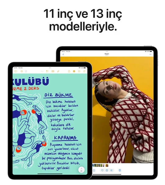 iPad Air M3 Wi-Fi 256 GB 13" MCNN4TU/A Uzay Grisi Tablet - 3