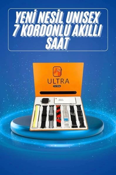 Akıllı Saat Çağrı Cevaplayabilen Unısex 7 Kordonlu Müzik Dinleme - Resim 2