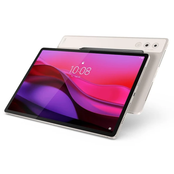 Lenovo Yoga Tab Plus 16GB 512GB 12.7" 3k 900NITS 144Hz Tablet + Klavye + Kalem ZAEG0058TR - Krem - 3