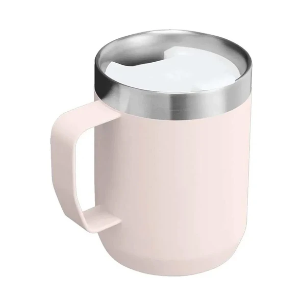 Stanley 10-11444-037 The Stay-Hot Camp Mug 0.23L / 8Oz Unisex Pembe Outdoor Termos Bardak - Resim 2