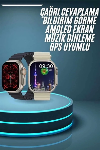 Akıllı Saat Çok Fonksiyonlu Uzun Pil Ömürlü Çağrı Cevaplayabilen Kol Saati ürün görseli 1