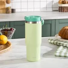 Karaca Star Ice Pipetli Çelik Sızdırmaz Termos Mint 860 ml ürün görseli