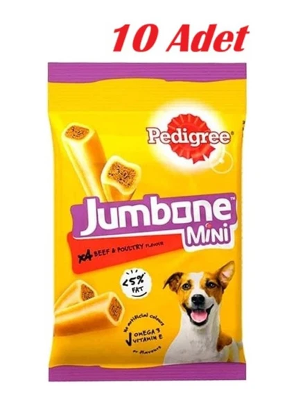 Pedigree Jumbone Mini Beef Köpek Ödülü 160 Gr * 10 Adet - 1