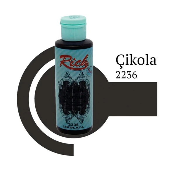 Rich Multi Surface 2236 Çikolata Akrilik Boya 120 cc ürün görseli