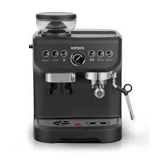 Karaca Coffee Art Barista Kahve Öğütücülü, Süt Köpürtücülü, 15 Bar Basınçlı Espresso, Latte, Cappuccino, Americano Makinesi Matte Black 2L 1450W