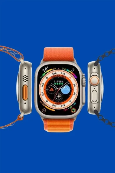 Yeni Nesil Ultra Akıllı Saat Adımsayar Uyku Takibi Nabız Sensörü - Resim 4