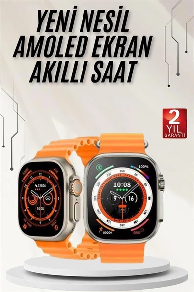 Akıllı Saat GPS Özelliği Bildirim Görme Adımsayar Sesli Görüşme Yapabilen - Resim 2