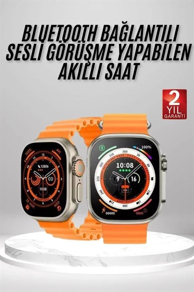 Yeni Nesil Ultra Akıllı Saat Adımsayar Uyku Takibi Nabız Sensörü - Resim 2