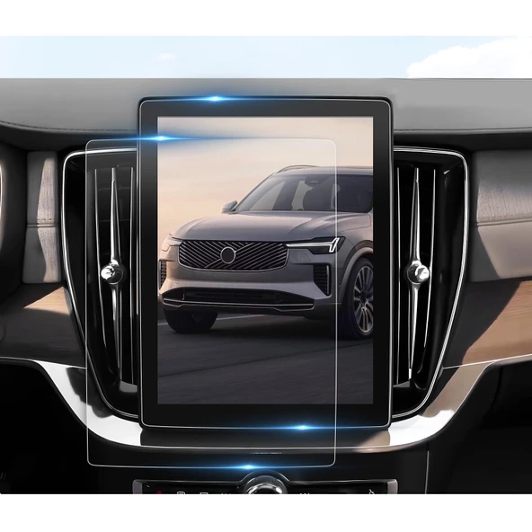 Volvo XC90 2025 11.2 inç Multimedya uyumlu 9H Nano Ekran Koruyucu