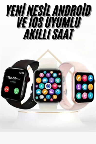 Akıllı Saat Uyku ve Sağlık Takibi Arama Cevaplama 44 MM Amoled Ekran - Resim 2