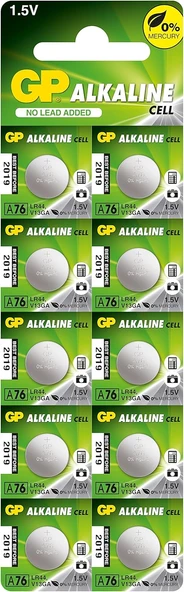 GP LR44 AG13 Alkalin Düğme Pil 1Pcs | GPA76-2C10 - 8