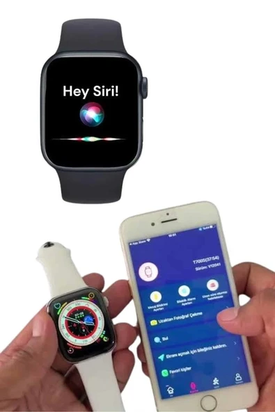 Akıllı Saat Çok Fonksiyonlu Uyku Takibi Adımsayar Nabız Ölçer Arama Cevaplayan - Resim 3