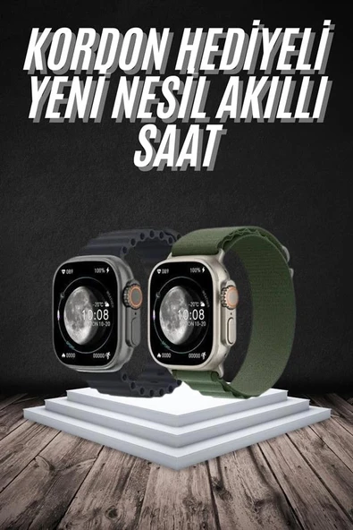 Yeni Nesil Akıllı Kol Saati Nabız Ölçer GPS Uyumlu 49 MM Kasa - Resim 2