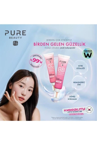 PURE BEAUTY CC KREM SPF50 PA NATURAL 30 ML - 2