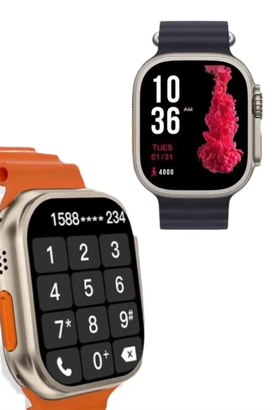 Akıllı Saat Sağlık Takibi Kalp Atışı Adımsayar Ultra Yeni Nesil nefes Egzersizi - 3