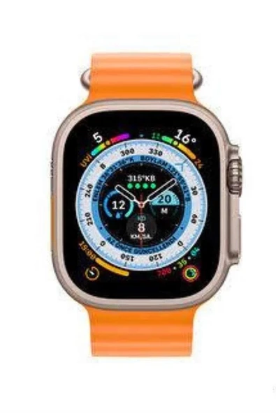 Akıllı Saat Amoled Ekran Bluetooth Bağlantılı Özel Tasarım Unısex - Resim 5