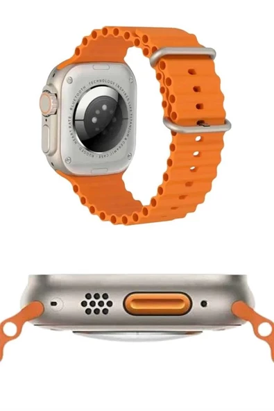 Yeni Nesil 3 Kordonlu Kol Saati 49 MM Amoled Ekran Akıllı Saat - Resim 4