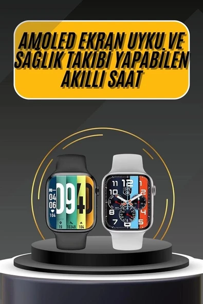 Akıllı Saat Yeni Nesil Android ve İOS Uyumlu Titreşim Modlu Alarm Kronometre - Resim 2