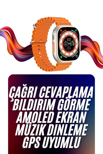 Android ve İOS Uyumlu Uyku ve Sağlık Takibi Yapabilen 3 Kordonlu Akıllı Saat ürün görseli 1