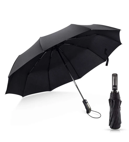 Demirhan Tam Otomatik Şemsiye - Açılır Kapanabilir Erkek - 8 Telli ürün görseli 1