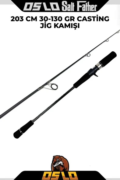 Oslo Salt Father 205cm 30-130gr Cast Jig Kamışı - 2