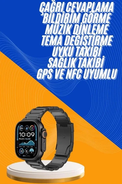 Akıllı Saat 3 Kordonlu Waterproof Adımsayar, Titreşim ve GPS Özelliği - 1
