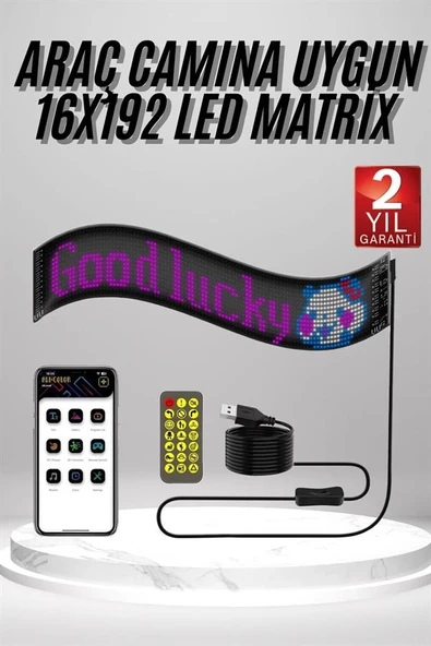Matrix Led  Dijital Ekran Kumandalı LED Ekran Yazı - 2