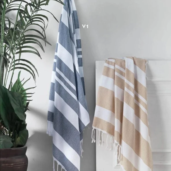 Sarev Marcia Plaj Havlusu Mavi 80X160 - Resim 2