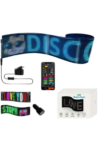 Matrix Led  Dijital Ekran Kumandalı LED Ekran Yazı - 3