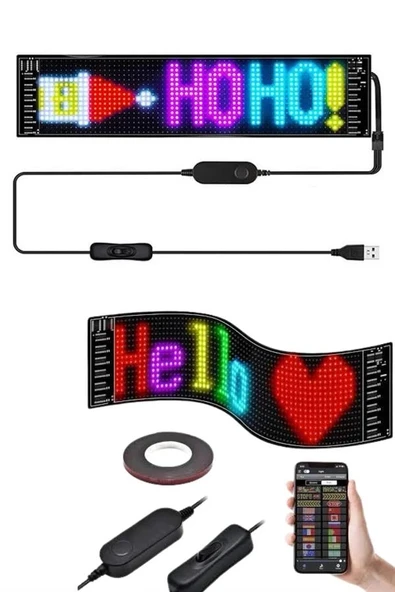 Matrix Led  Dijital Ekran Kumandalı LED Ekran Yazı - 4