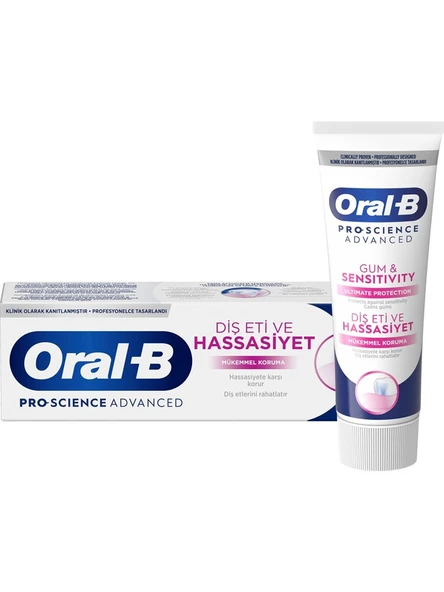 Oral B Diş Macunu Pro Scıence Advanced Diş Eti Va Hassasiyet 75 Ml ürün görseli 1
